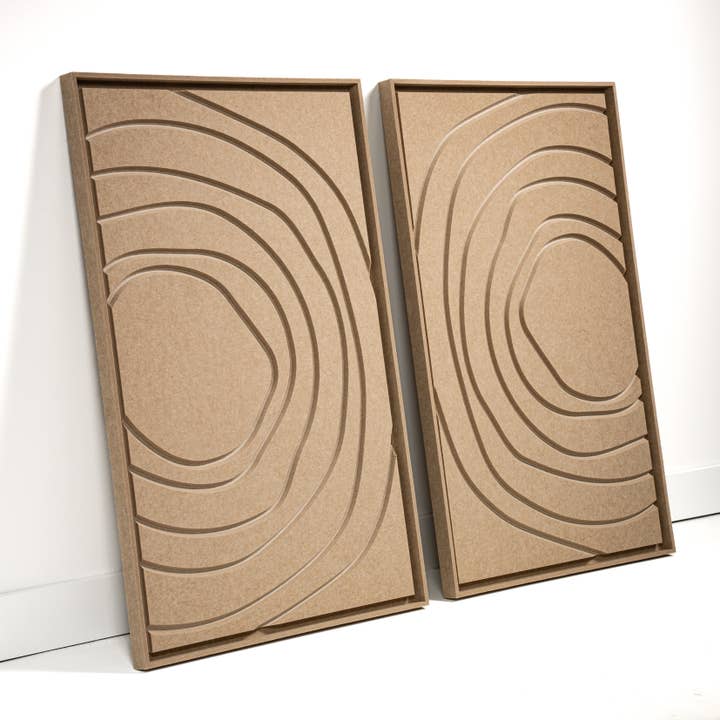 FeltArt Aura Lyse sandbeige Størrelse L 70x110 cm Sæt af 2 for engroshandel hos FeltArt