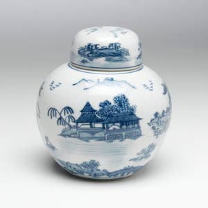 Blue Chinoiserie Ginger Jar - Large - 8 Oak Lane