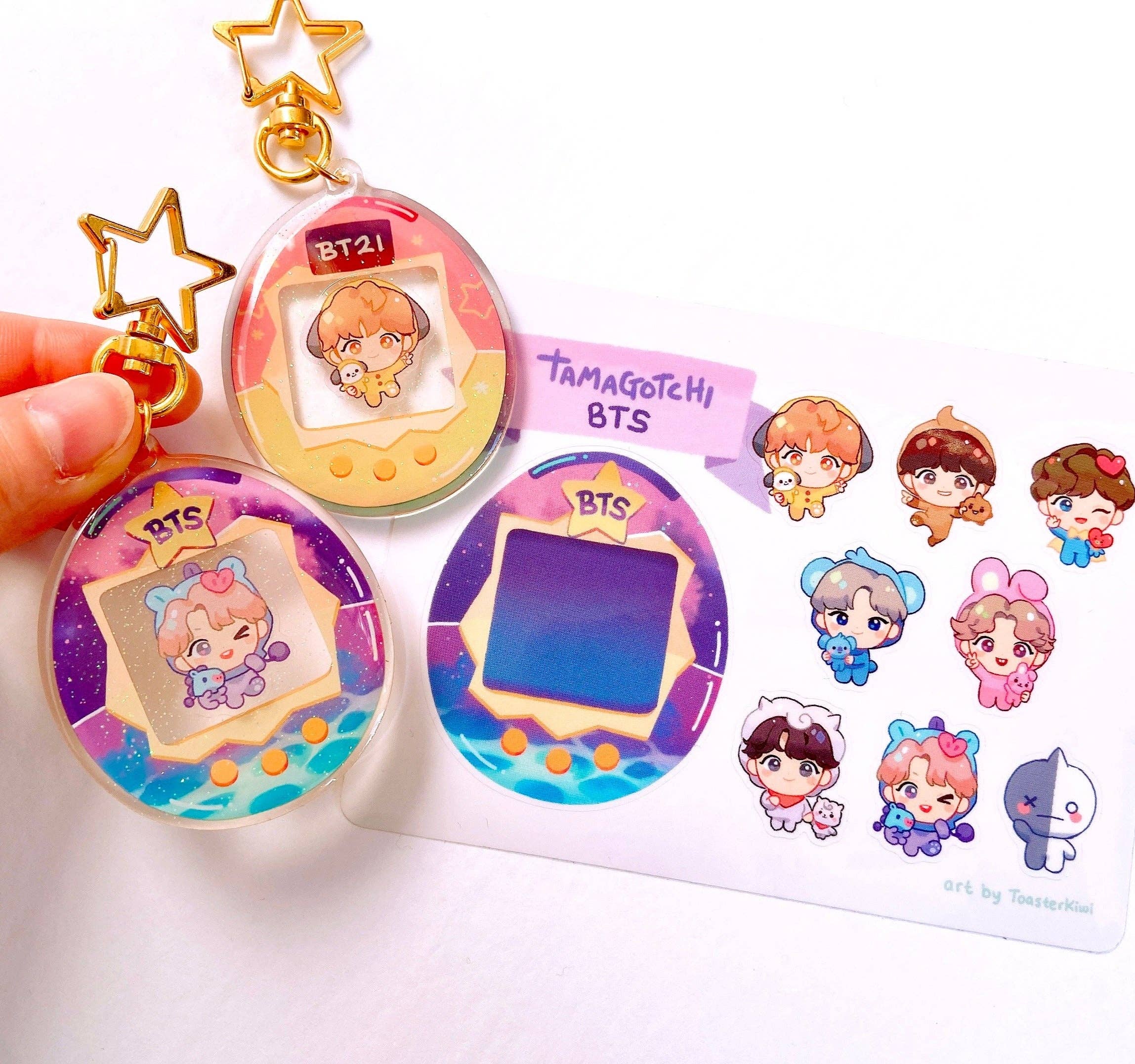 Animal Crossing Mini Charms (1.5 inch Clear Acrylic)