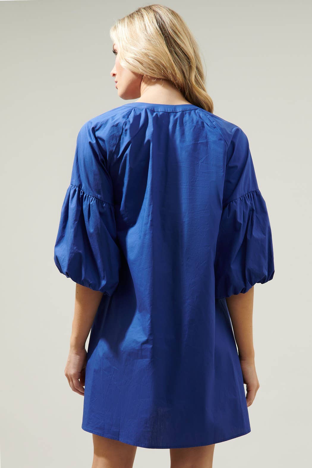 Sugarlips - Vente Robe – femme - Robe droite à manches bouffantes Check Mate7