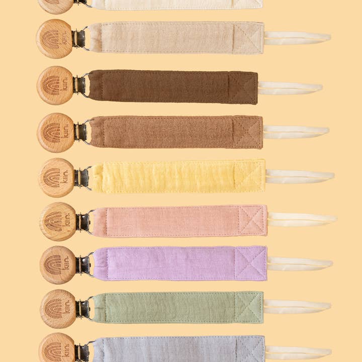 Kiin Baby - Wholesale Pacifier Clip - Baby - Cotton Dummy Clip