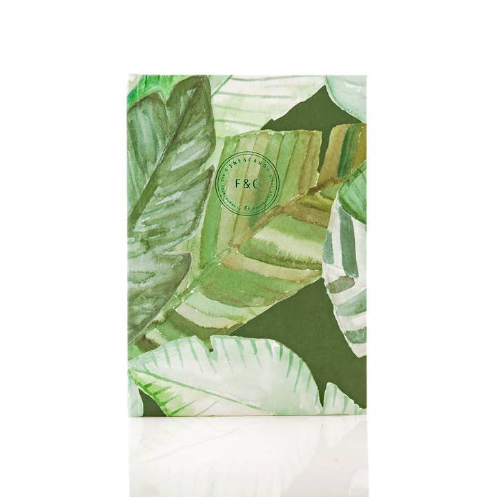 Carnet Tropical Ginger format A5 pour la vente par Fine & Candy