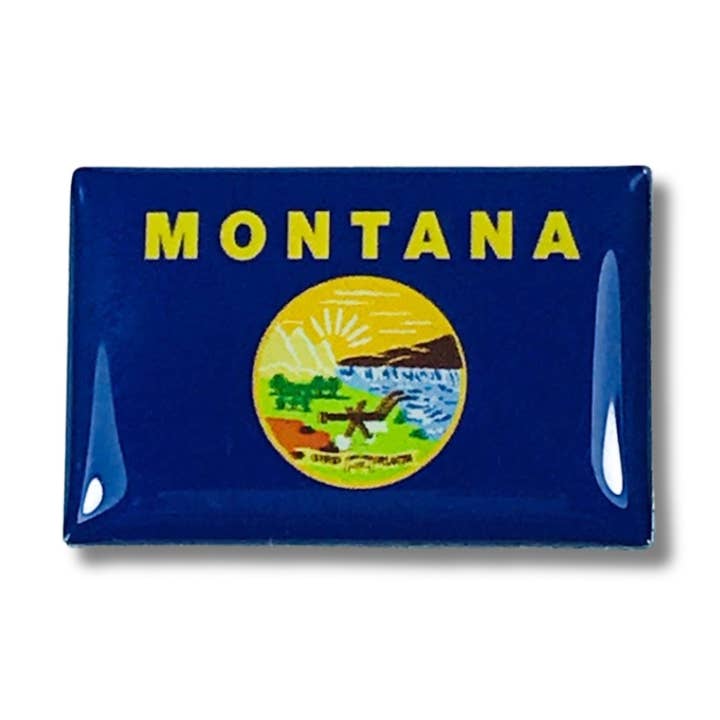 Pin - Statsflag Montana - USA for engroshandel hos Worldwide Souvenirs