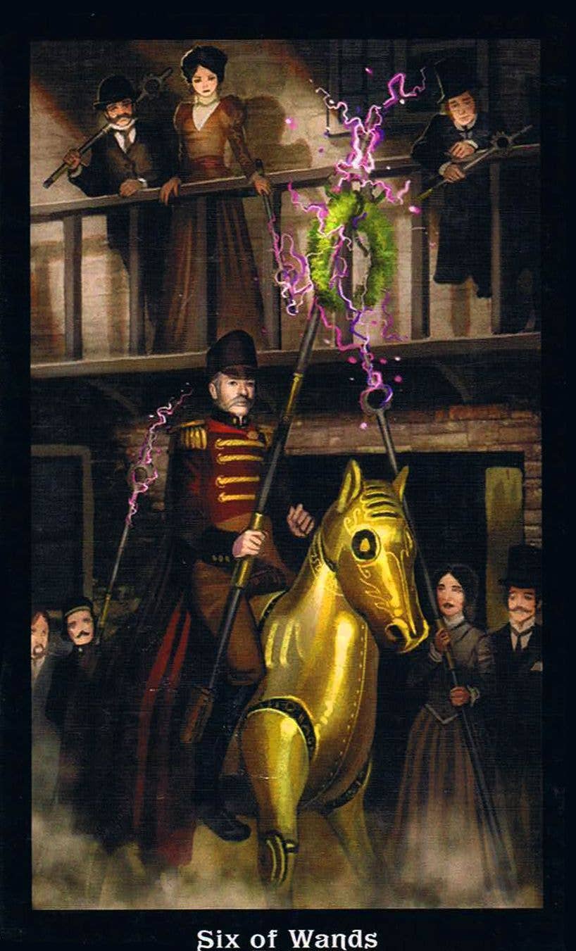 Cardshouse - Vente Cartes de tarot - Cartes Mini Tarot Steampunk Llewellyn1