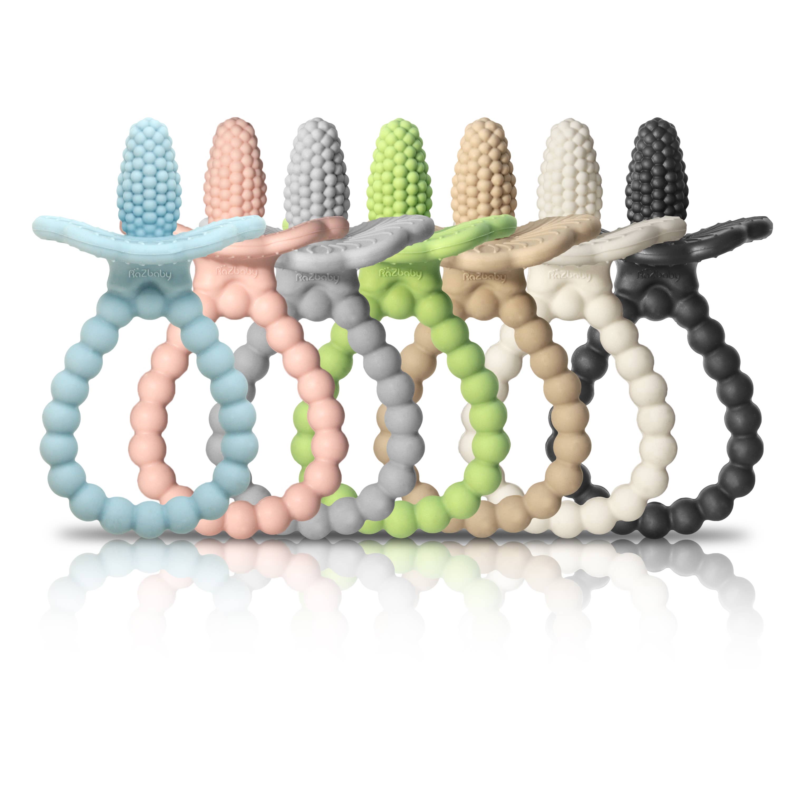 RaZbaby - Venta al por mayor Mordedor - Bebés - Mordedor de silicona RazBerry Plus8