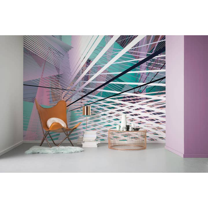 Papier peint photo polaire - Space Grid Spring - format 400 x 250 cm pour la vente par Komar Products GmbH & Co. KG