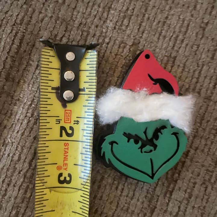 Grinch ornament for wholesale by Bee Creative