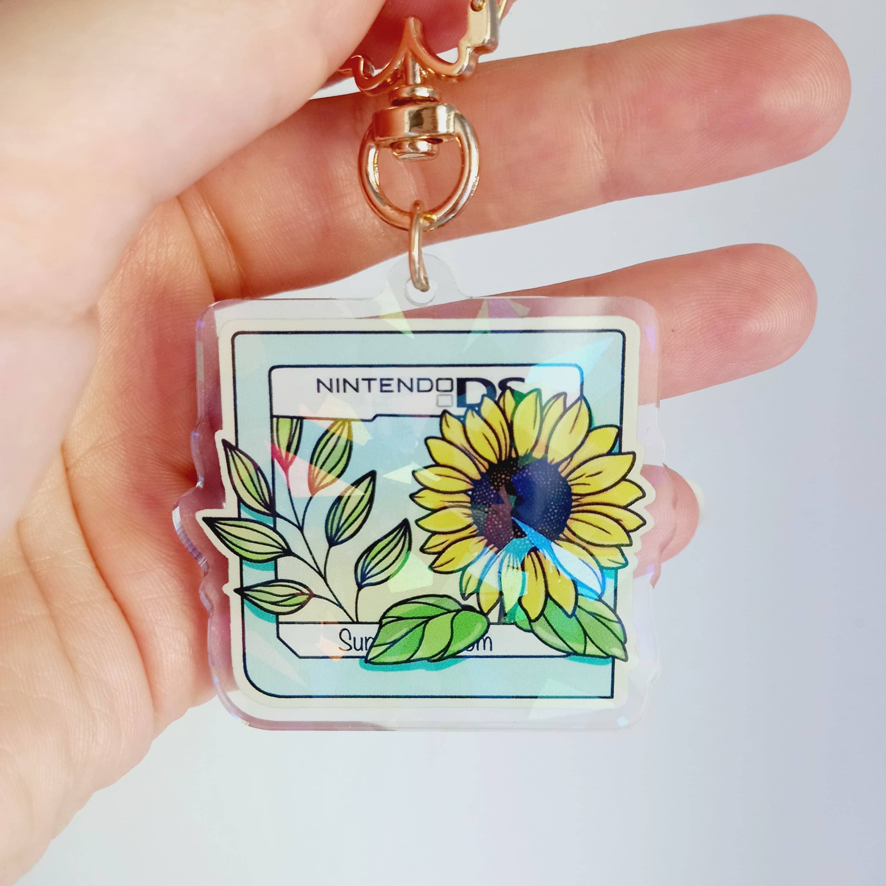 Arthelios Studio - Wholesale Keychain - Women's - “Floral Rom DS” Acrylic Keychain0