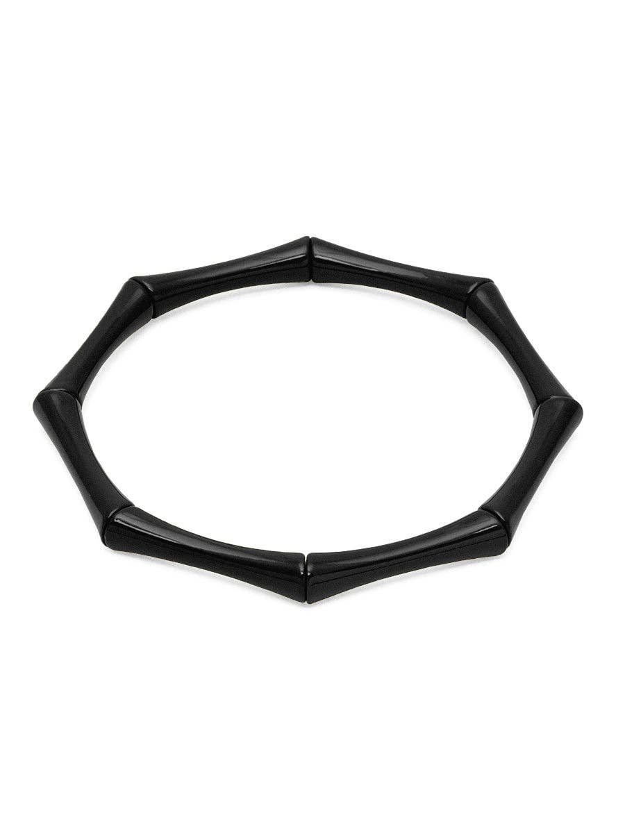 ZENZII Jewelry - Wholesale Link & Chain Bracelet - Enamel Bamboo-Style Stretch Bracelet10