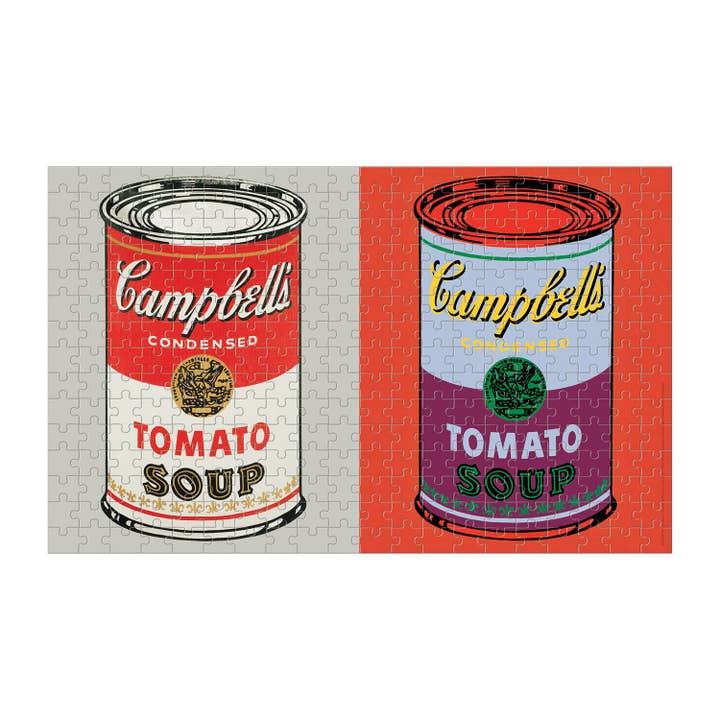 Chronicle Books - Wholesale Puzzle - Adult - Andy Warhol Soup Cans 300 Piece Lenticular Puzzle2