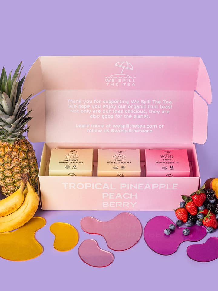 Échantillonneur de thé aux fruits biologiques pour la vente par We Spill the Tea