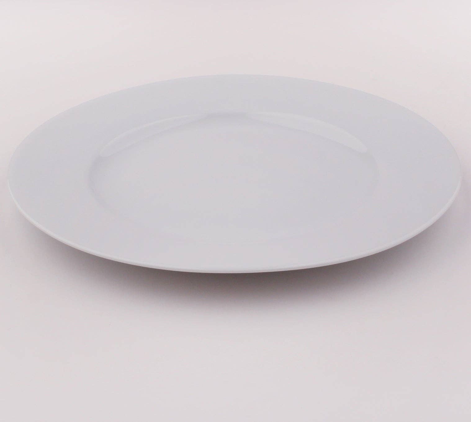 ELEGANT PRODUCTS UK LTD – wholesale Dinner plate – Glim Glam Dinner Plates Set 10.5” Porcelain White 6pcs Rim1