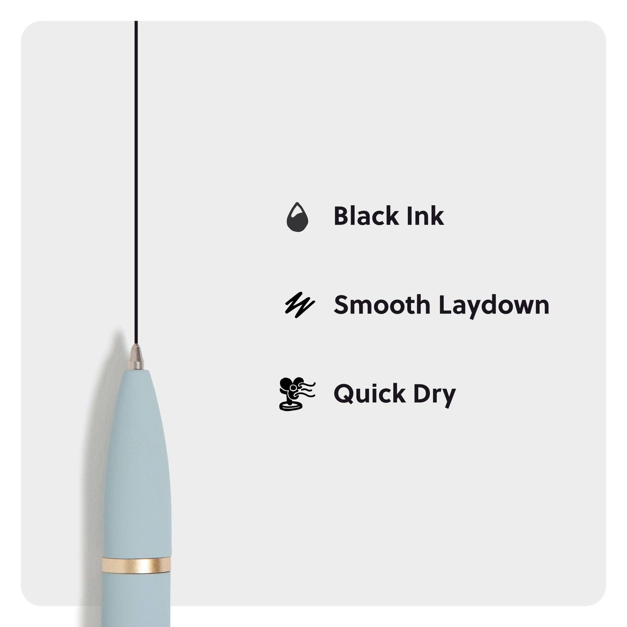 U Brands - Wholesale Pen - U Brands Sunset Hues The Monterey Ballpoint Pens, 6 CT Assorted Colors5