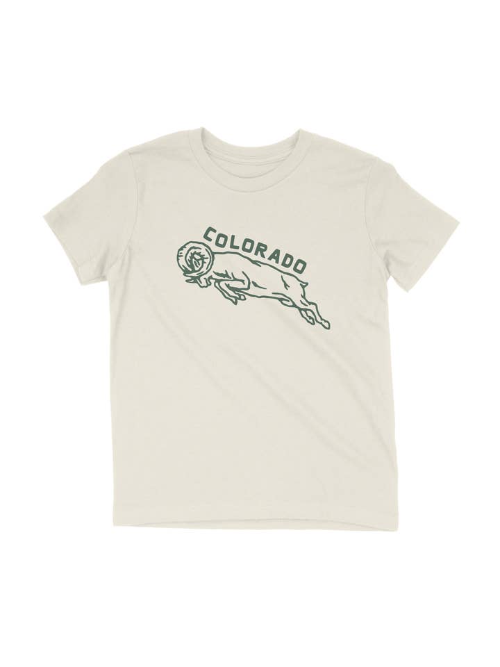 Opladen Colorado Ram Kindershirt voor wholesale door Buffalo Mountain Print + Supply