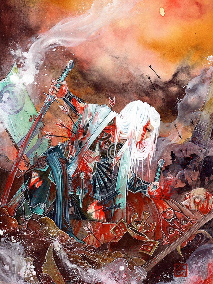 Edição Aberta Giclée Última Resistência por atacado de Oscen || Nen Chang & Liz Tecca