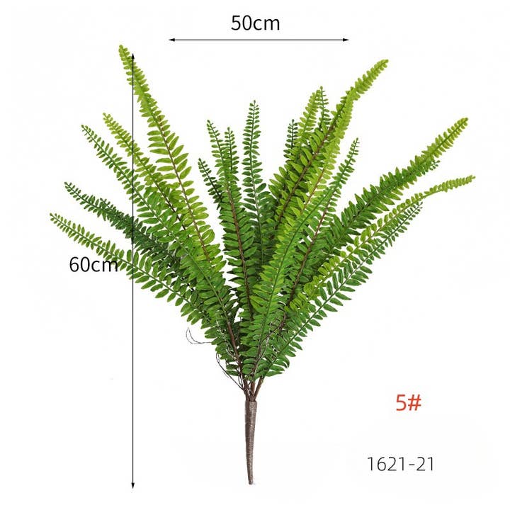 ACNITE(We cover U.S. import duties) – Planta artificial por atacado – Folhagem artificial de samambaia, enchimento de vaso, ramos suculentos6