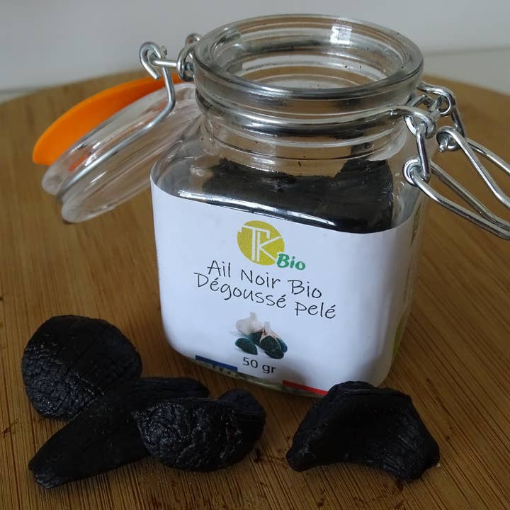 The Kefir & Kombucha Compagnie - Wholesale Ingemaakte groenten - Gefermenteerde zwarte knoflook, walgelijk en geschild 50 gr2