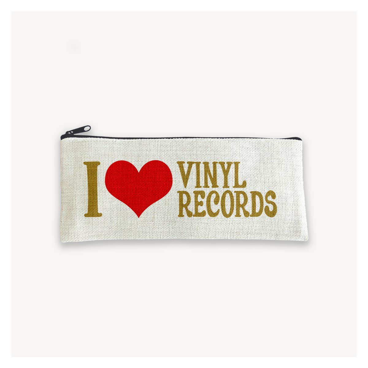 Rock Scissor Paper - Wholesale Pencil Case/Pouch - Vinyl Records Love Pencil Pouch