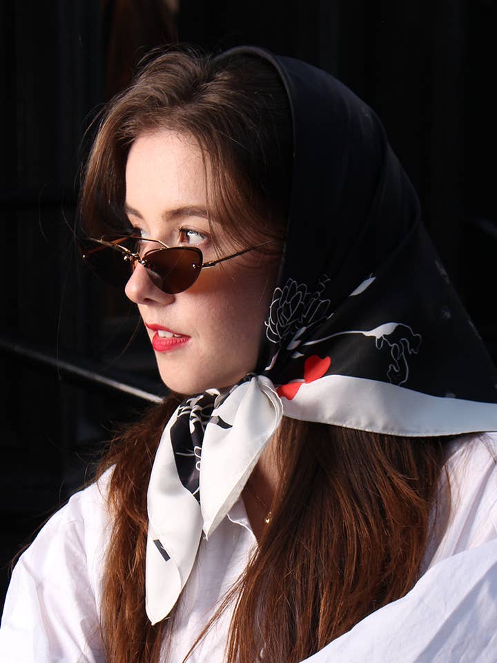 Valencia Black Scarf for wholesale by Alesia Designs