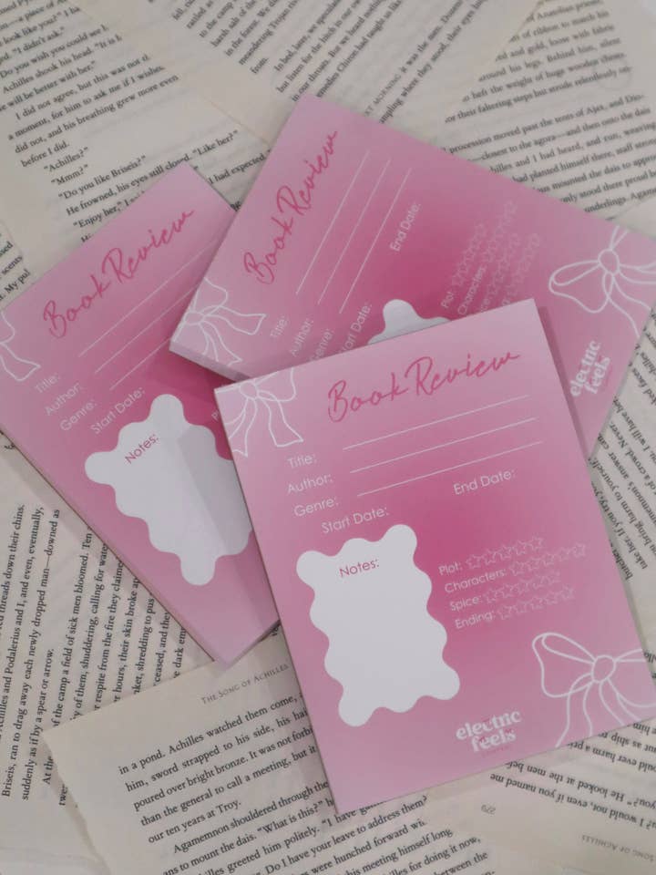 Book Review | Notepad for wholesale by Electric Feels Company