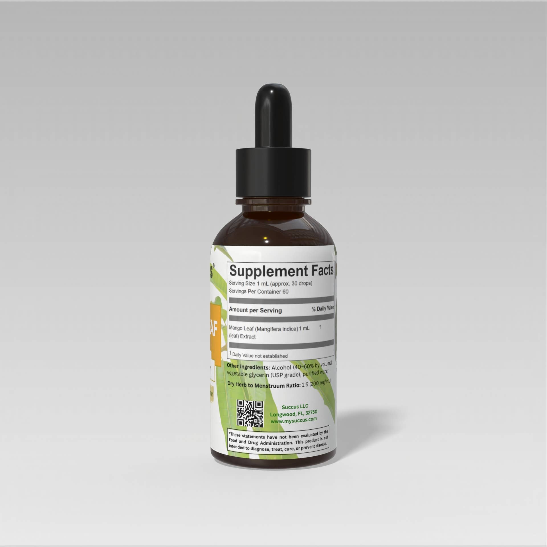 Succus - Wholesale Tincture - Mango Leaf Tincture | Premium Herbal Mango Leaf Extract1