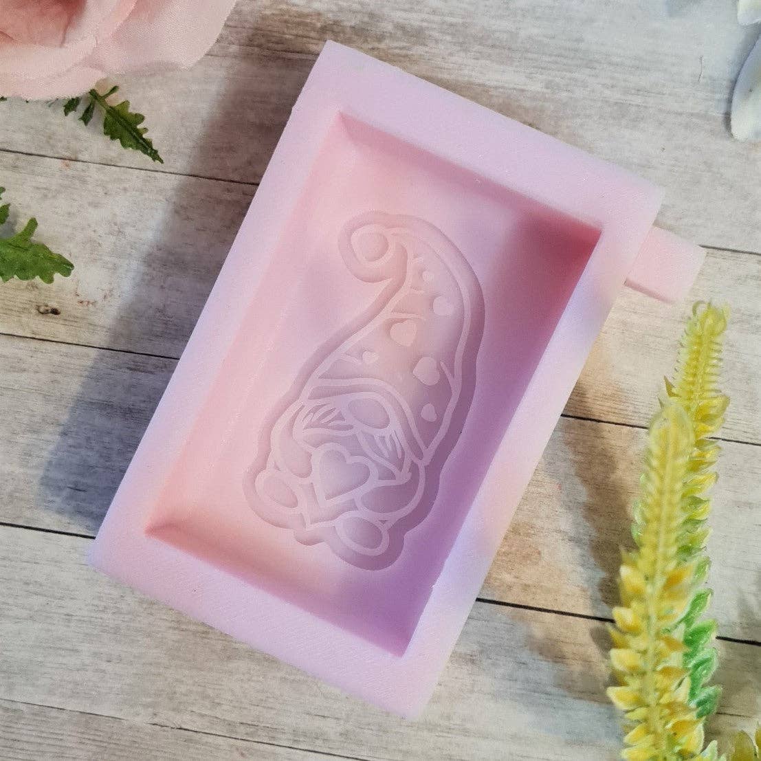 The Mould King – wholesale Craft supplies – Valentines Day Gonk Gnome Silicone Soap Mould2