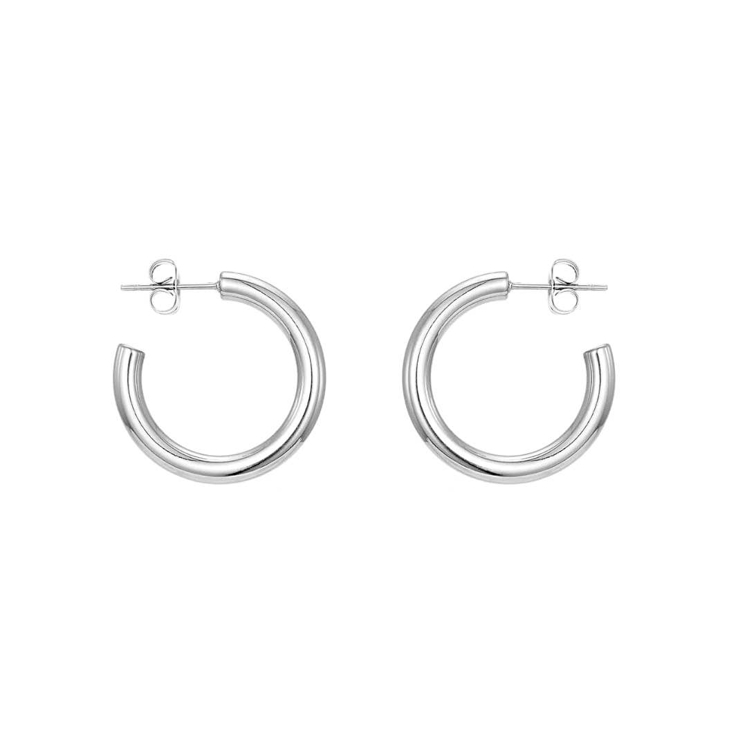 KIKICHIC - Wholesale Hoop Earrings - Lightweight Chunky Hoops Open (25mm)8