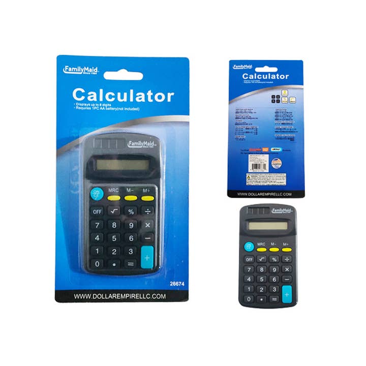Calculatrice de poche pour la vente par Deluxe Import Trading