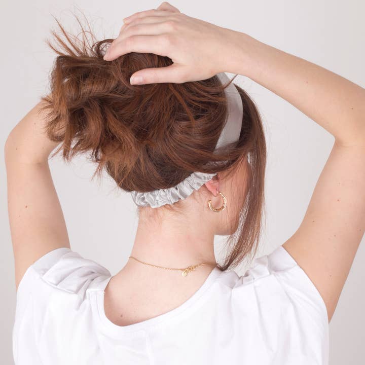 Black Sunrise – wholesale Fashion headband – women's – Satin Lux Cross Headband2