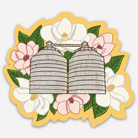 Designs with Jamie - Wholesale Sticker - Magnolia Silos Waco Sticker