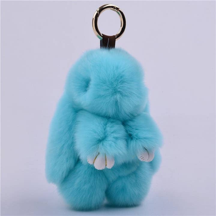 FurDecoration - Wholesale Keychain - Women's - Rex Rabbit Fur Adorable Rabbit Doll Bag Charm Keychain4