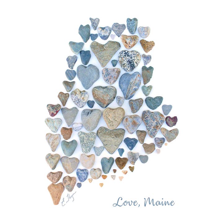 Love Rocks Me® – Großhandel Liebeskarte – Reiseziel | Maine Kartenkarte2