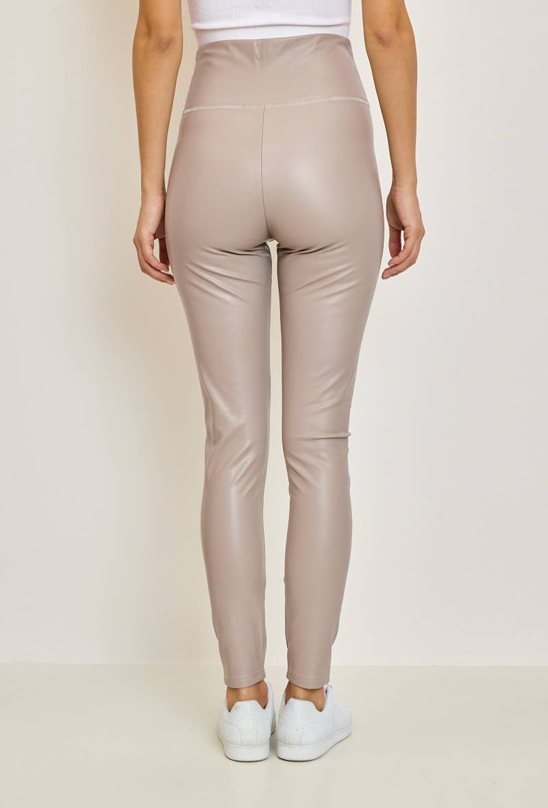 Orice - Wholesale Fashion Leggings - Women's - Slim faux leather leggings - Orice26