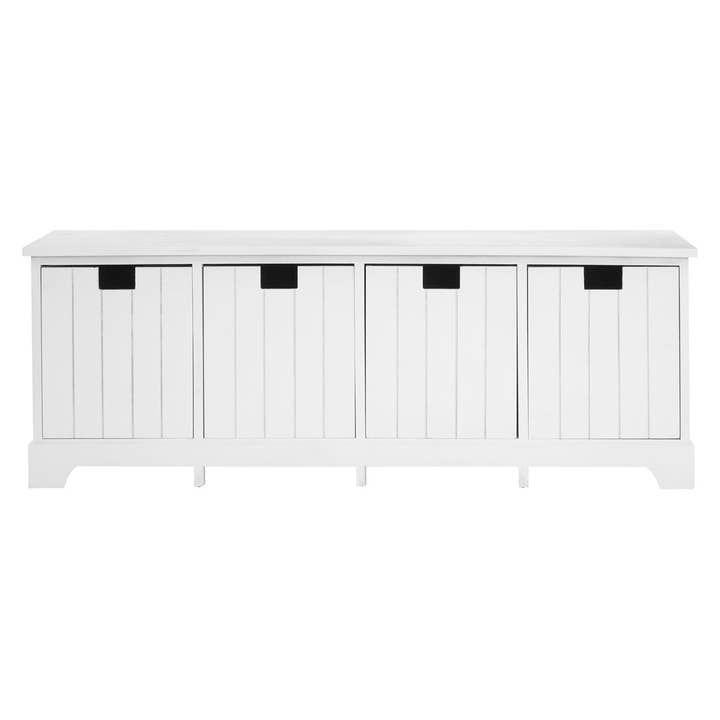 New England White Drawer Bench for wholesale by Interiors by Premier