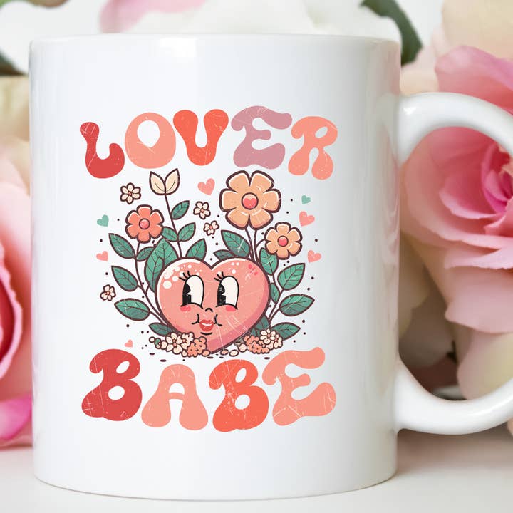 Lover Babe Valentines Day Mug for wholesale by Mug Boss Inc.