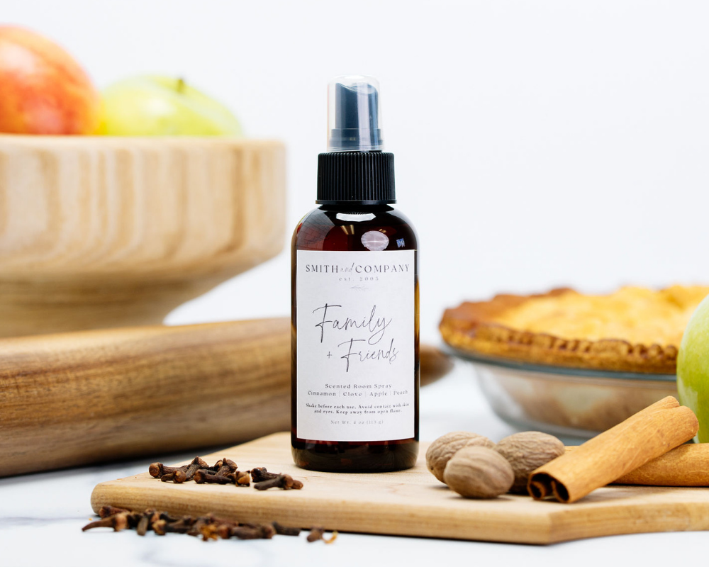 Smith and Company Candles - Wholesale Room & Linen Spray - Family & Friends | NEW Odor Eliminating Room Spray1