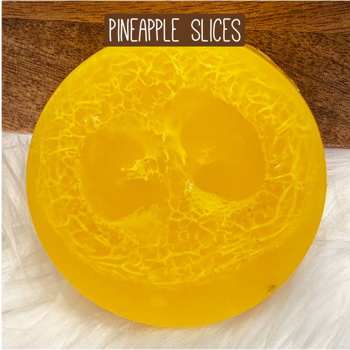 Calla Lily Cosmetics - Wholesale Bar Soap - Loofah Soap - Pineapple Slices