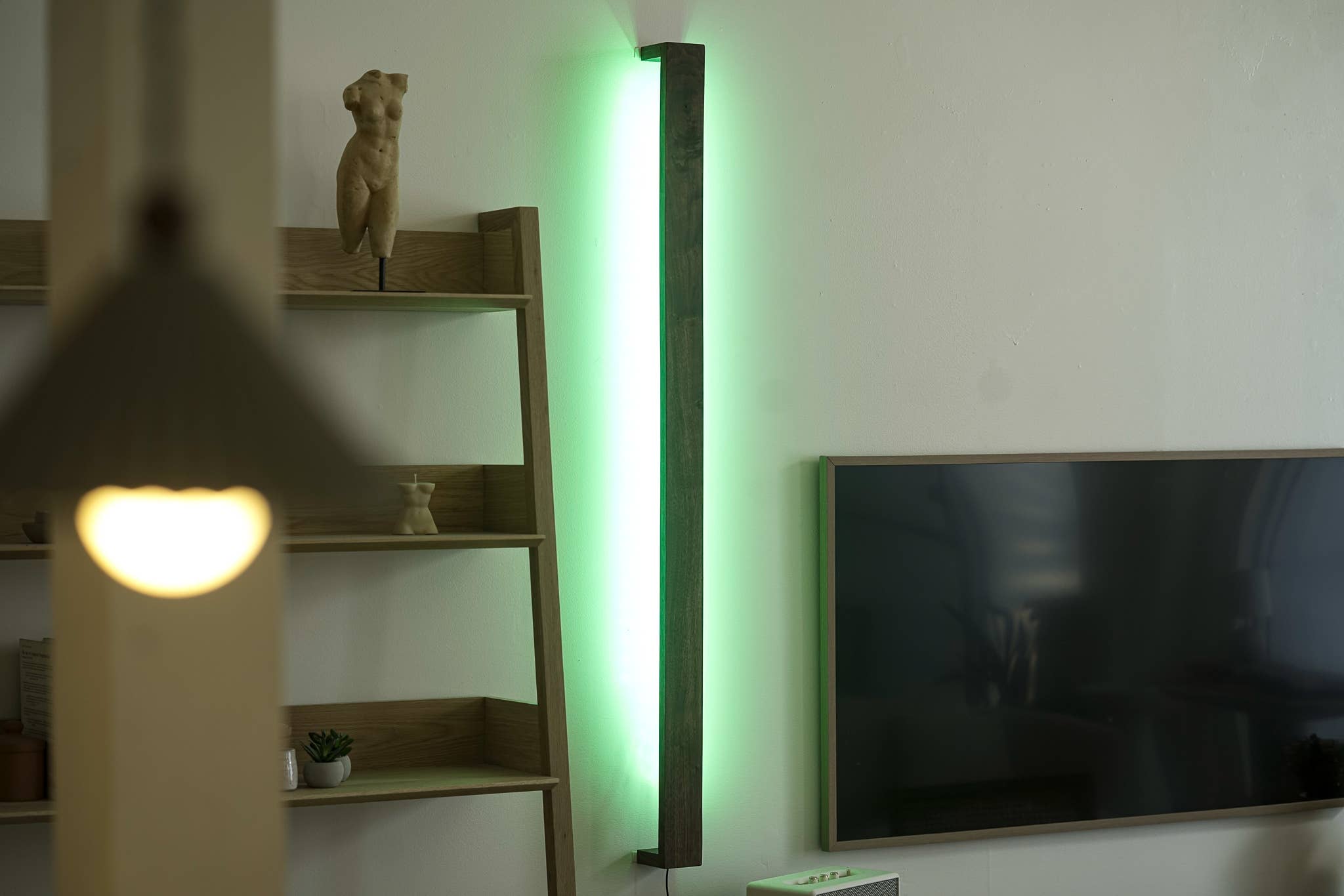 The Iron Roots Designs - Wholesale Sconce - Dimmable Wood Wall Light with Remote4