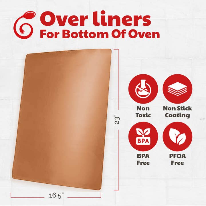 Cooks Innovations – wholesale Baking sheet/mat – Copper Non Stick Oven Liner