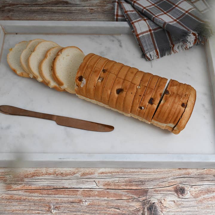 BIDKhome - Wholesale Decorative Tray - Marble Tank Tray 18x12" Opal White2