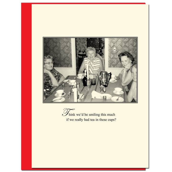 Inte Tea Humor Card för wholesale av Bloodshot Press