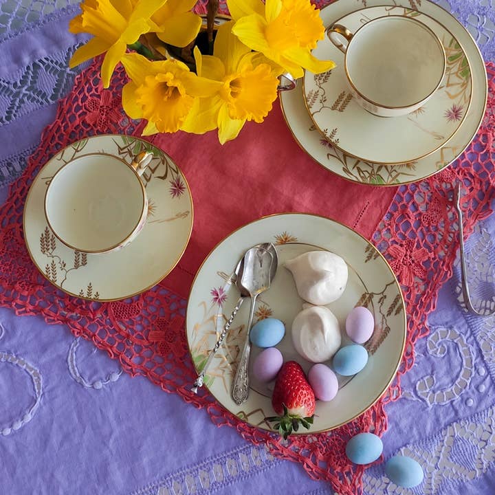 Heyfoo - Wholesale Placemat - Set van drie kleedjes met koraal buranokant7