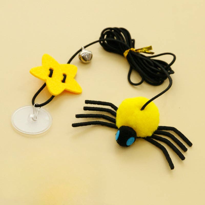 Cheerhunting – wholesale Pet toy – Cat – Moo - Hanging Spider Bungee Cat Toy1