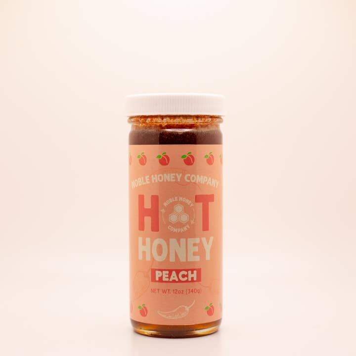Hot Honning - Fersken for engroshandel hos Noble Honey Company