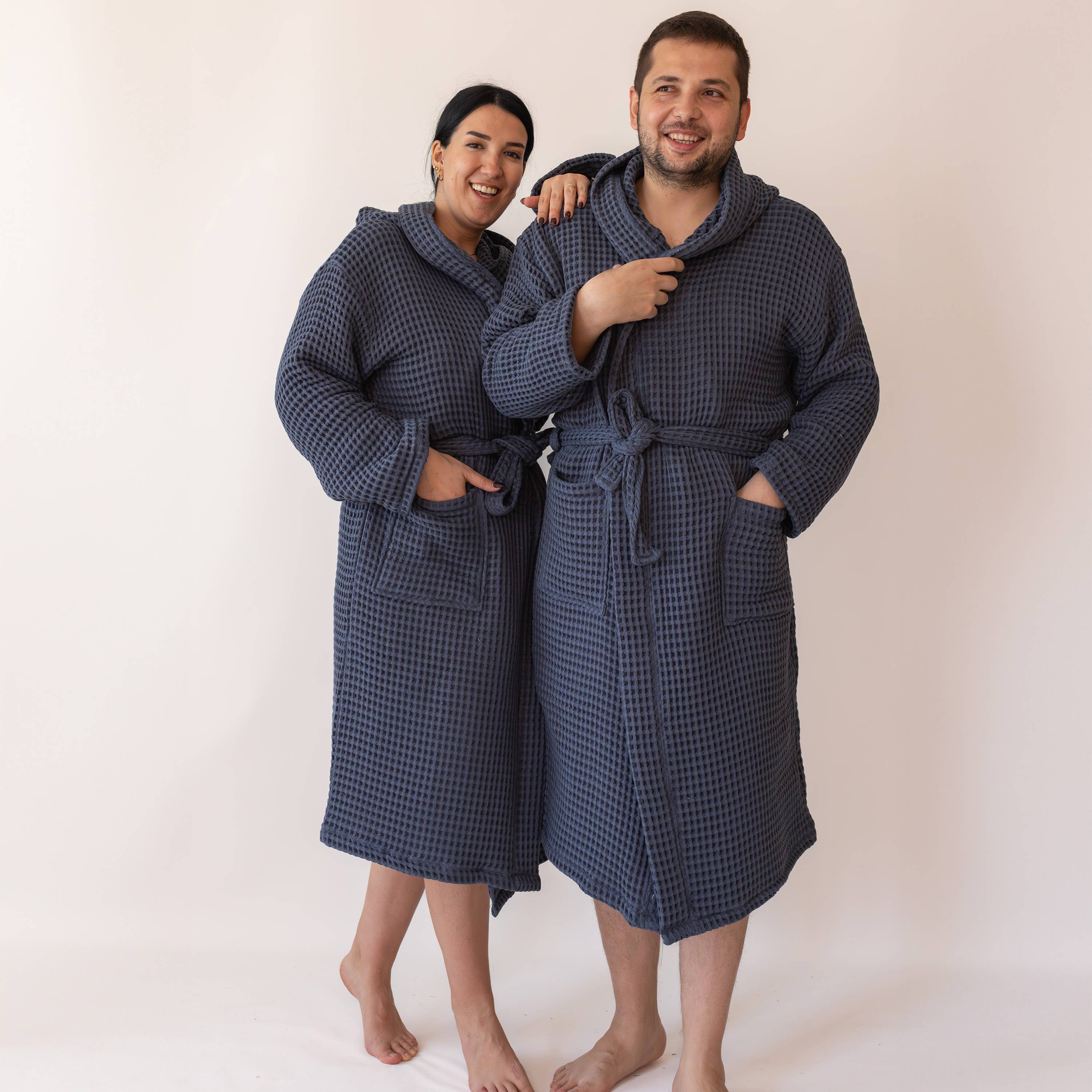 Vivamaison – Engroshandel Morgenkåbe - Unisex – Premium Vaflet Bomuld Badekåbe, Unisex Spa Komfort37