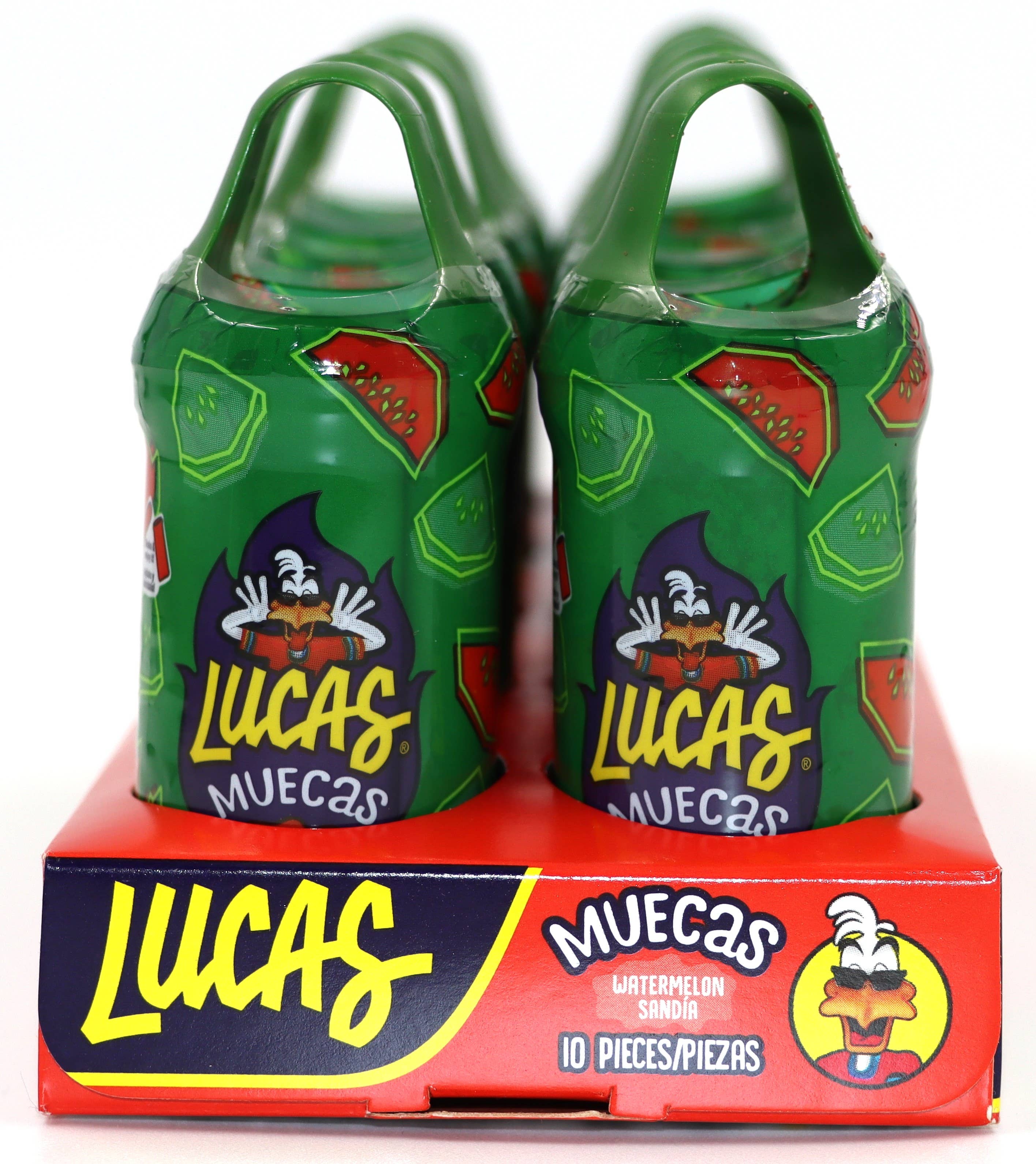 Grandpa Joe's Candy Shop - Vente Barres de céréales - Lucas Muecas Bonbon Pastèque, 10 unités2