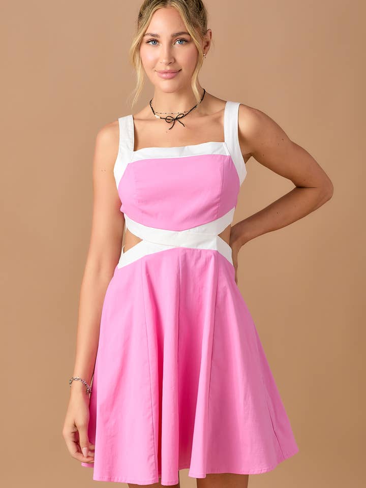 BABY PINK - Venta al por mayor Vestido - Mujer - Vestido con escote cuadrado15