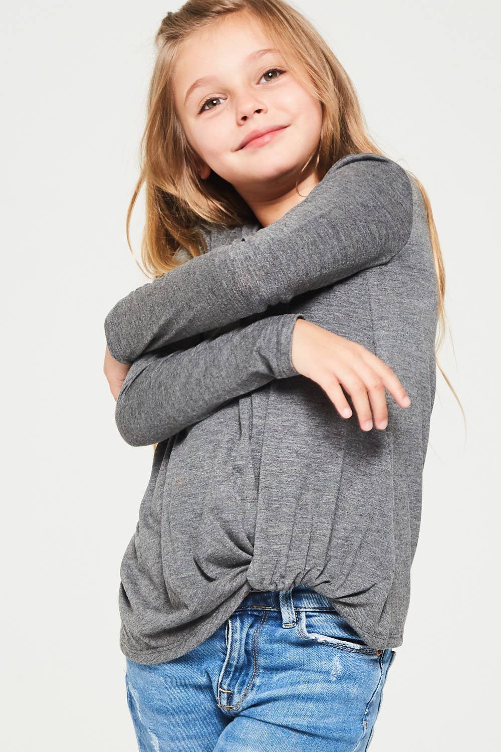 Good Girl - Vente T-shirt – enfant - T-shirt à manches longues à nœud torsadé4