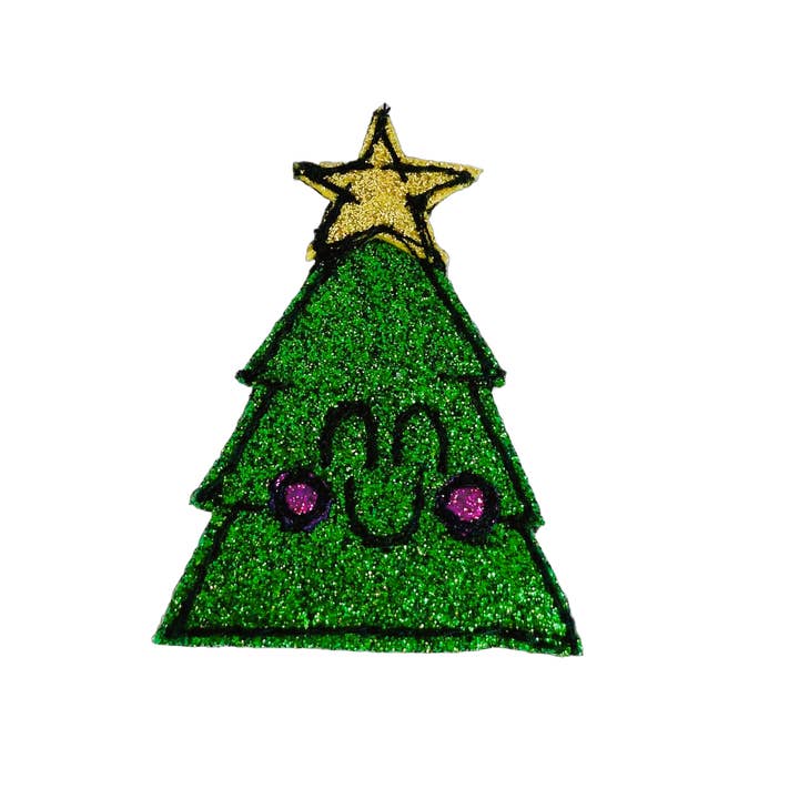 Mini Christmas Tree Brooch for wholesale by Bumblebee Design Treasures