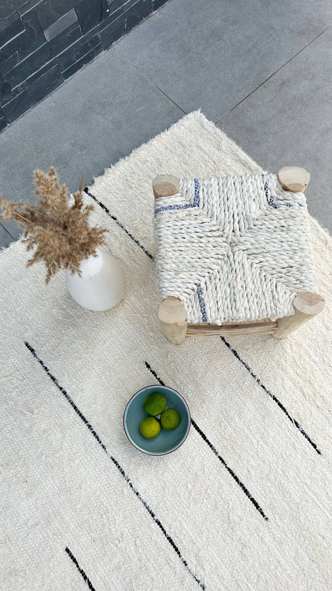 AFK Living - Wholesale Area Rug - Hand-woven recycled cotton rug CAMOES9